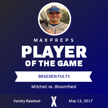 #3 Braeden Fults Player of the Game badge