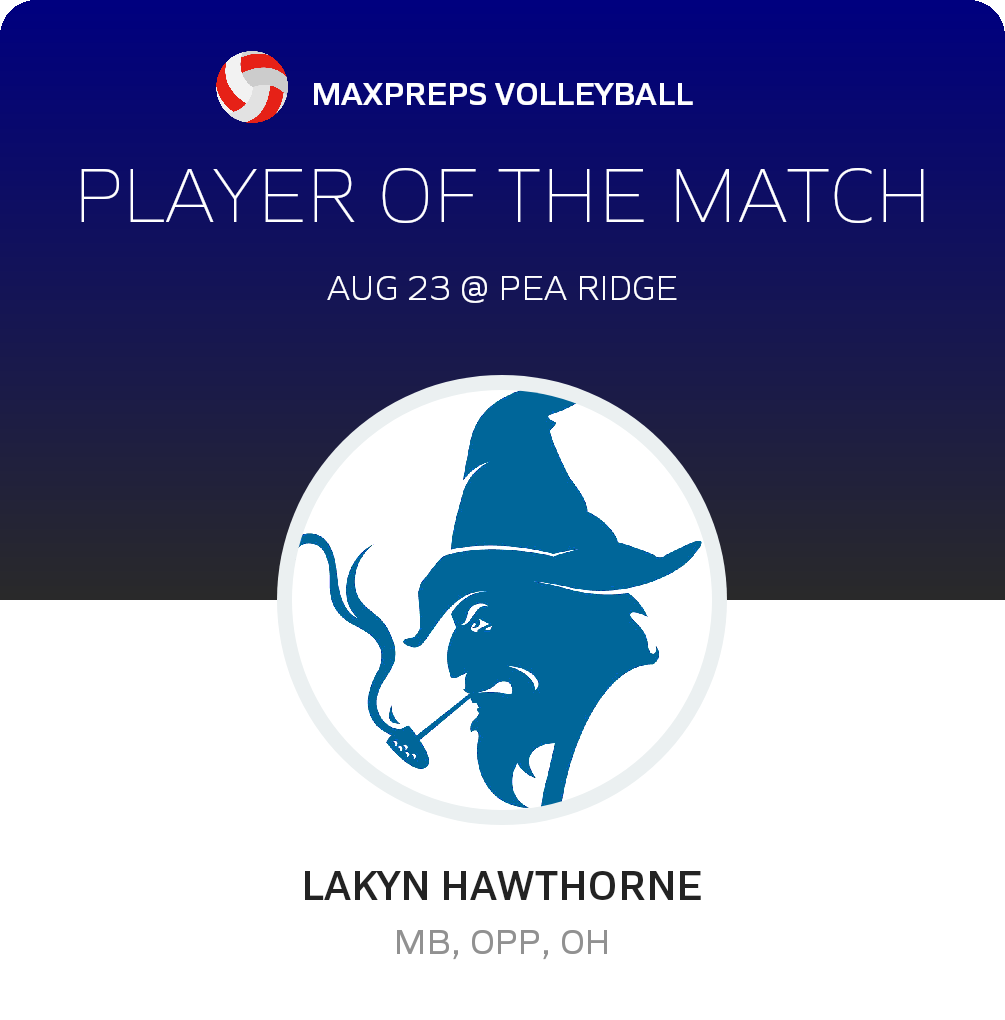 #10 Lakyn Hawthorne Player of the Game badge