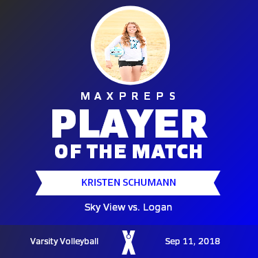 #14 Kristen Schumann Player of the Game badge