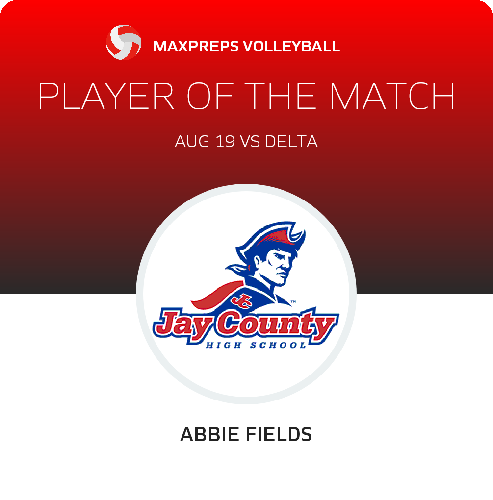 #6 Abbie Fields Player of the Game badge