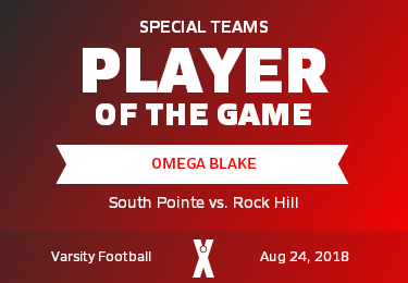 Omega Blake s South Pointe High School Career Home