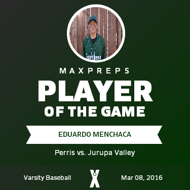 #21 Eduardo Menchaca Player of the Game badge