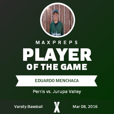 #21 Eduardo Menchaca Player of the Game badge