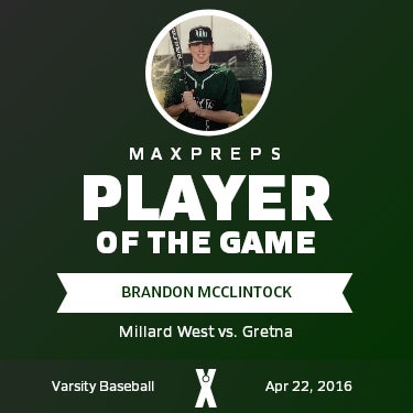 #8 Brandon McClintock Player of the Game badge