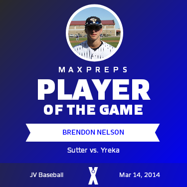 #13 Brendon Nelson Player of the Game badge