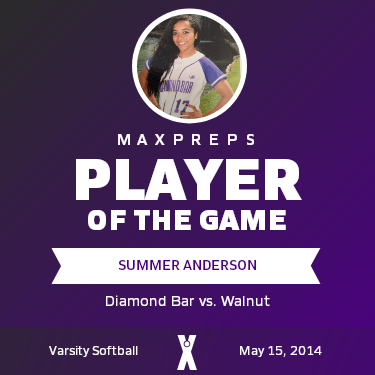 #17 Summer Anderson Player of the Game badge