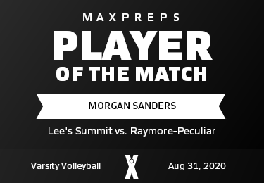 #9 Morgan Sanders Player of the Game badge