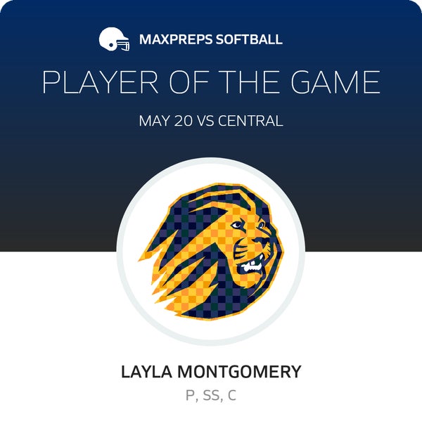 #5 Layla Montgomery Player of the Game badge