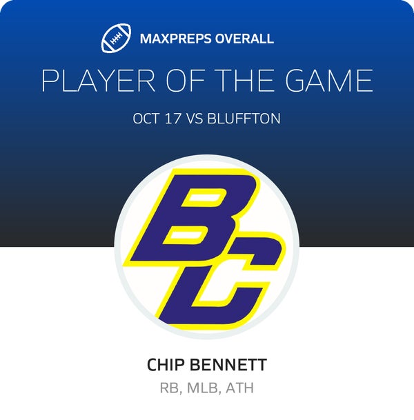 #7 Chip Bennett Player of the Game badge