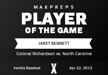#14 Jaret Bennett Player of the Game badge