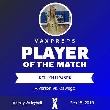 #3 Kellyn Lipasek Player of the Game badge