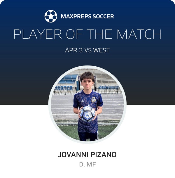 #4 Jovanni Pizano Player of the Game badge