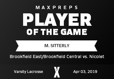 #36 M. Sitterly Player of the Game badge