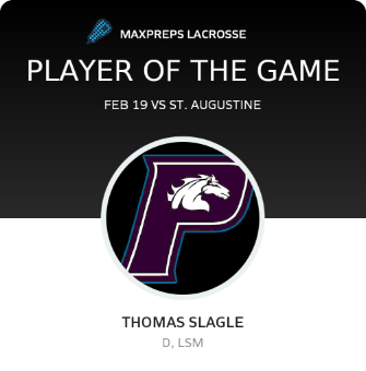 #24 Thomas Slagle Player of the Game badge