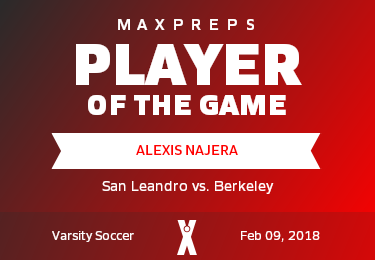 #10 Alexis Najera Player of the Game badge