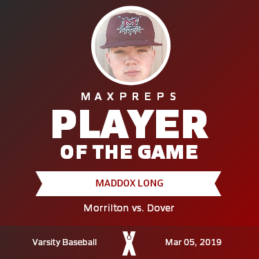 #22 Maddox Long Player of the Game badge