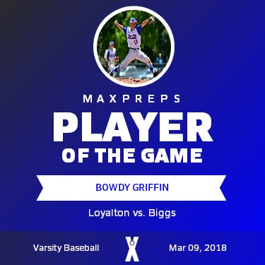 #13 Bowdy Griffin Player of the Game badge
