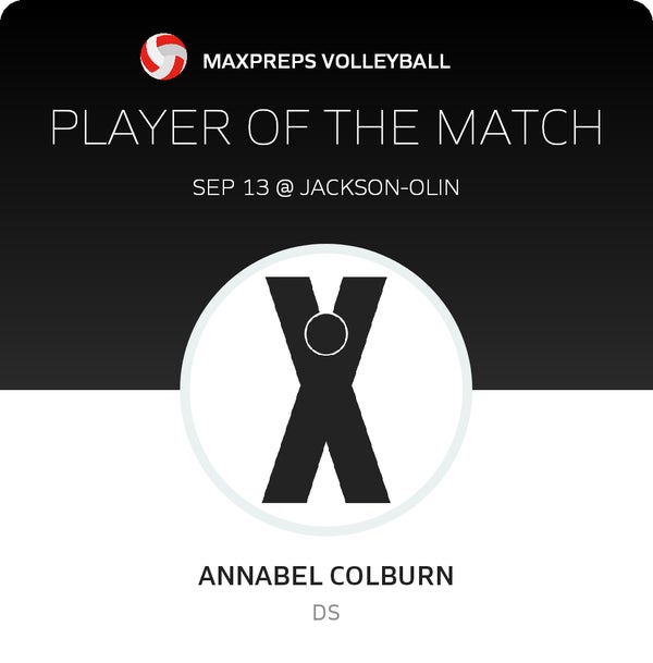 #6 Annabel Colburn Player of the Game badge