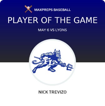 #3 Nick Trevizo Player of the Game badge