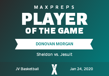 #1 Donovan Morgan Player of the Game badge