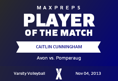 #12 Caitlin Cunningham Player of the Game badge