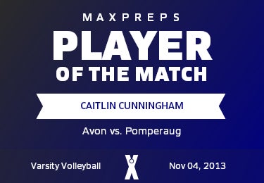 #12 Caitlin Cunningham Player of the Game badge