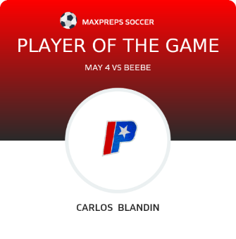 #9 Carlos  Blandin Player of the Game badge