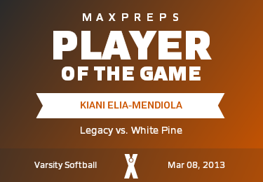 #11 Kiani Elia-mendiola Player of the Game badge