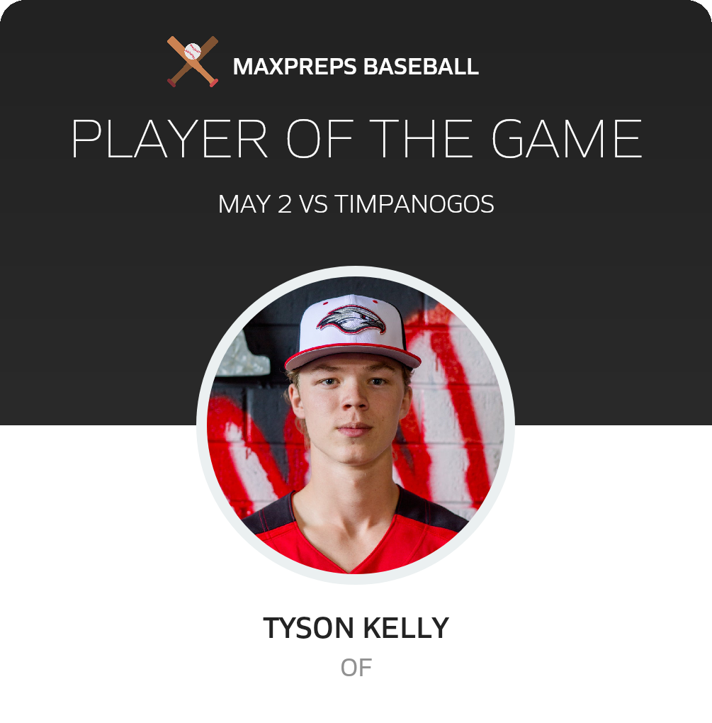 #11 Tyson Kelly Player of the Game badge