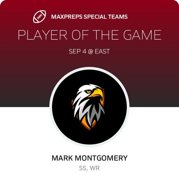 #3 Mark Montgomery Player of the Game badge