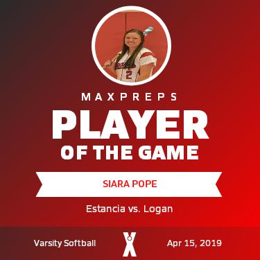 #2 Siara Pope Player of the Game badge