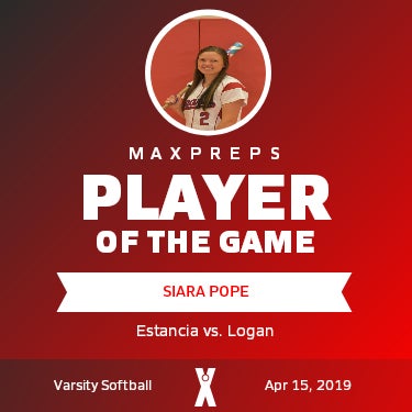 #2 Siara Pope Player of the Game badge