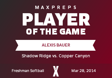 #4 Alexis Bauer Player of the Game badge