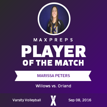 #13 Marissa Peters Player of the Game badge