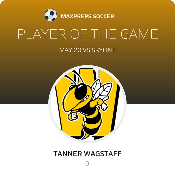 #4 Tanner Wagstaff Player of the Game badge