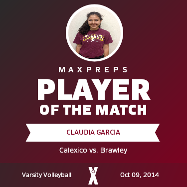 #20 Claudia Garcia Player of the Game badge