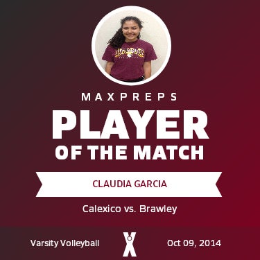 #20 Claudia Garcia Player of the Game badge