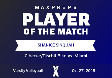#1 Shanice Sinquah Player of the Game badge