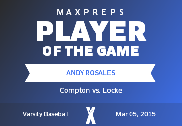 #20 Andy Rosales Player of the Game badge