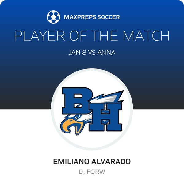 #18 Emiliano Alvarado Player of the Game badge
