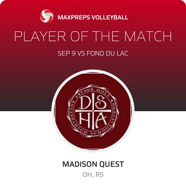#10 Madison Quest Player of the Game badge