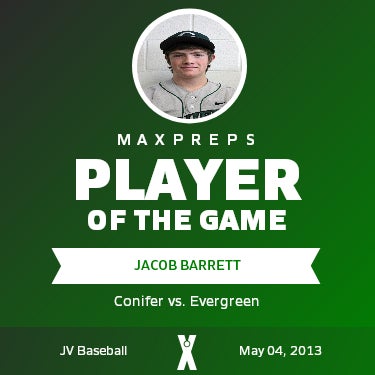 #4 Jacob Barrett Player of the Game badge