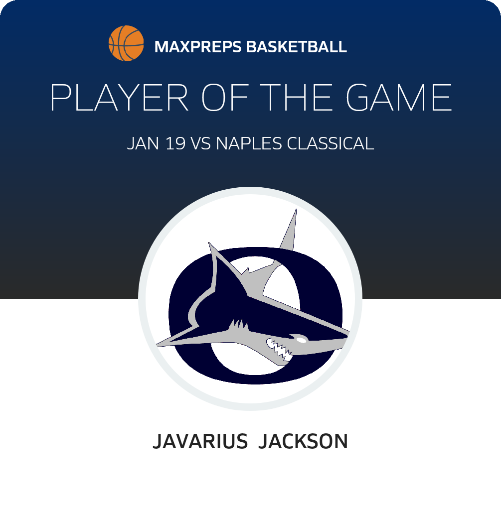 #34 Javarius  Jackson Player of the Game badge