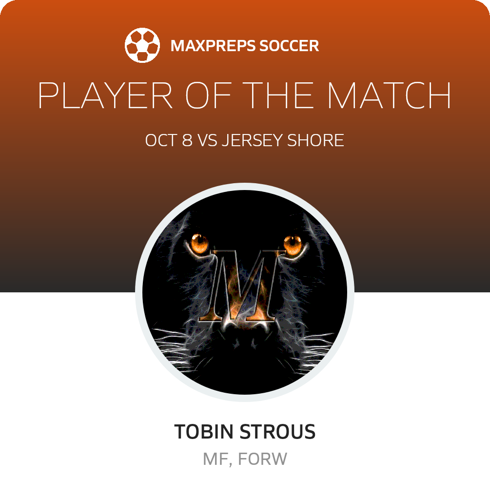 #33 Tobin Strous Player of the Game badge