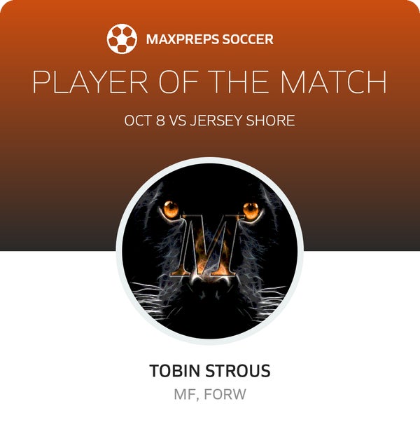 #33 Tobin Strous Player of the Game badge