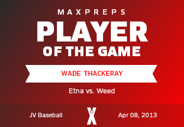 #5 Wade  Thackeray Player of the Game badge