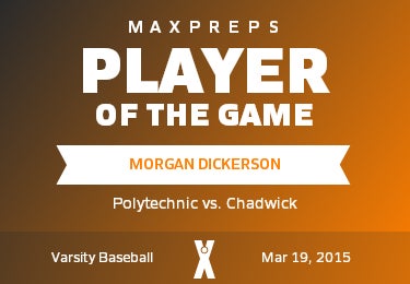 #38 Morgan Dickerson Player of the Game badge