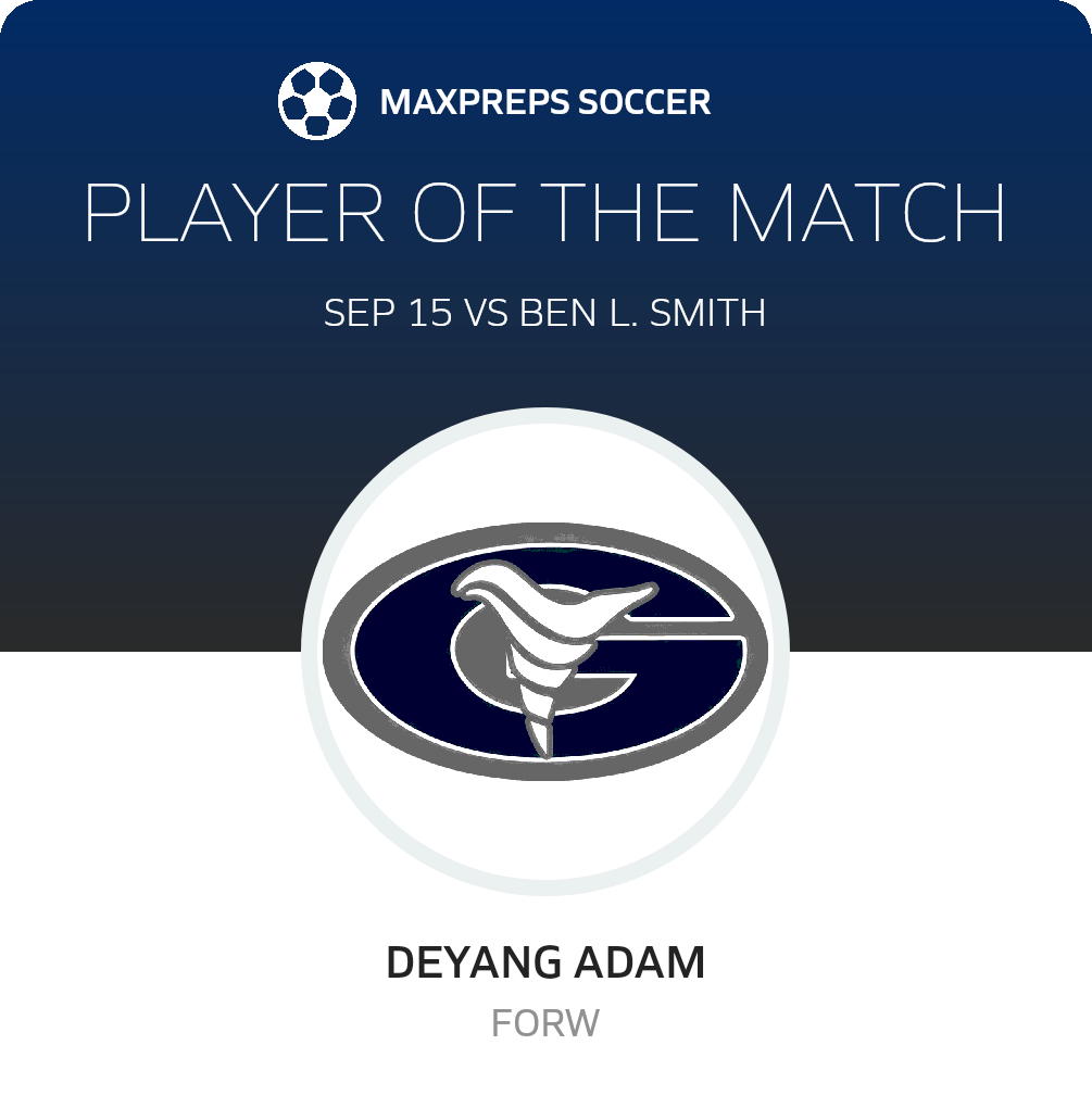 #4 Deyang Adam Player of the Game badge