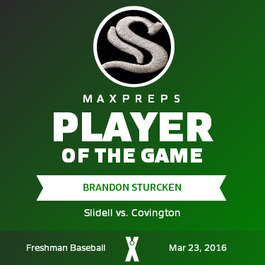 #7 Brandon Sturcken Player of the Game badge