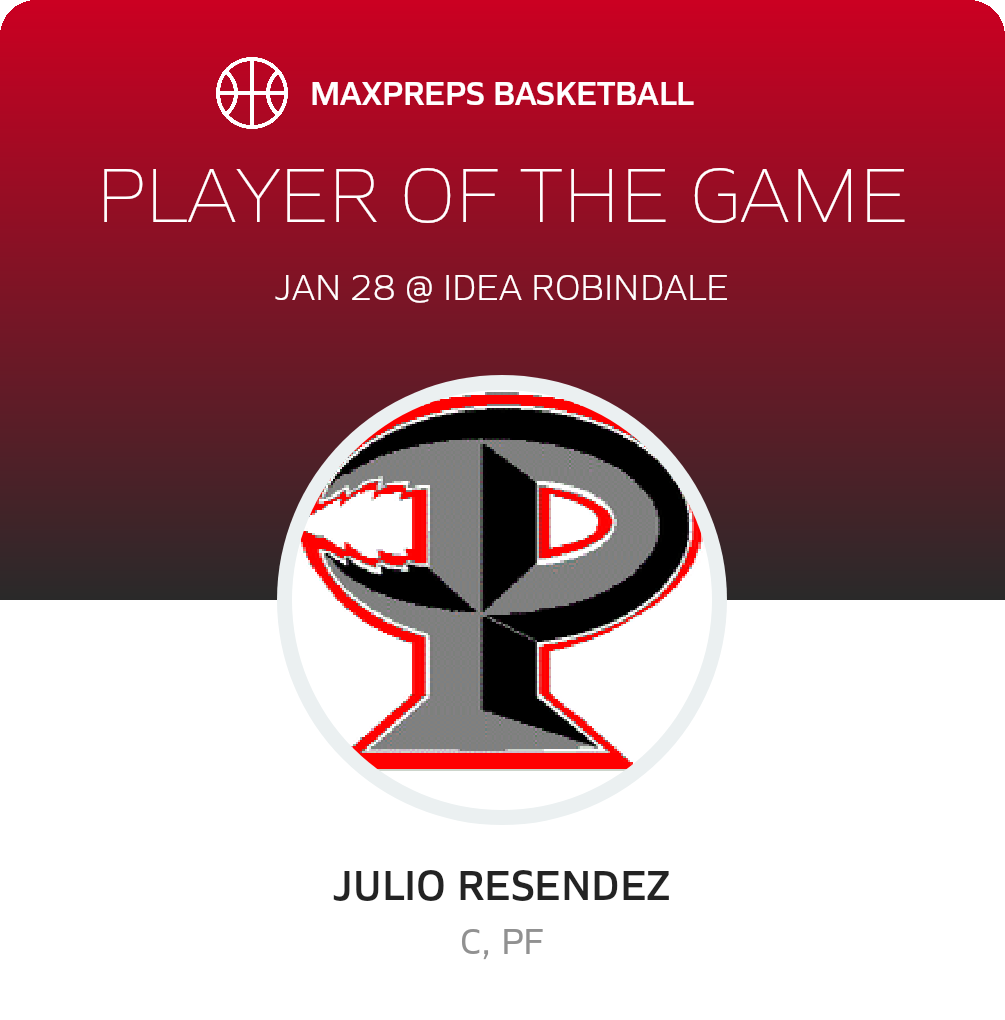 #21 Julio Resendez Player of the Game badge